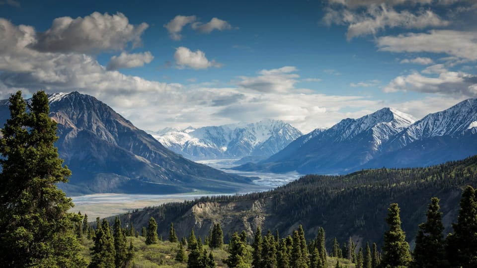 Panorama sur les montagnes boisées de Kabylie