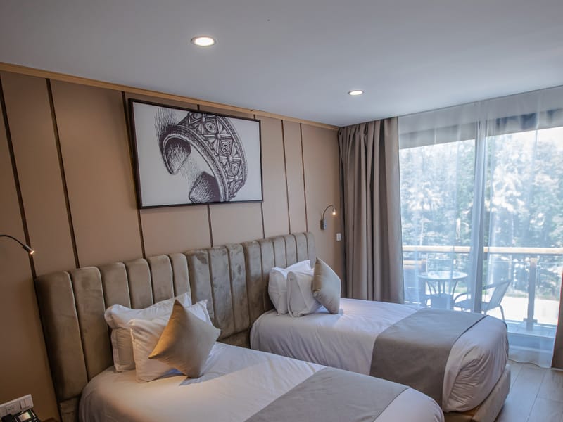 Chambre supérieure de l’Hôtel Tamgout